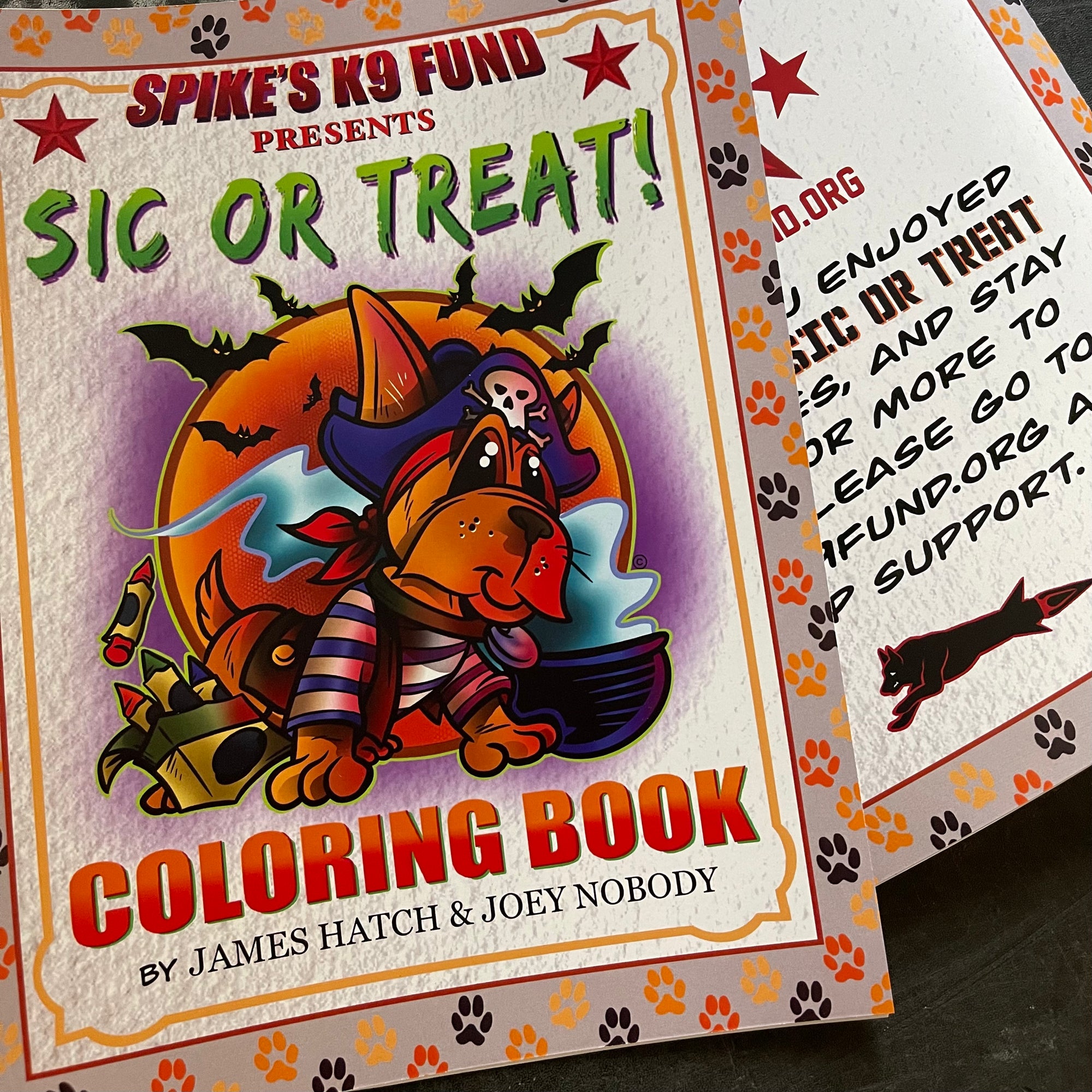 SIC or Treat - Dewey Goes Golfing Coloring Book