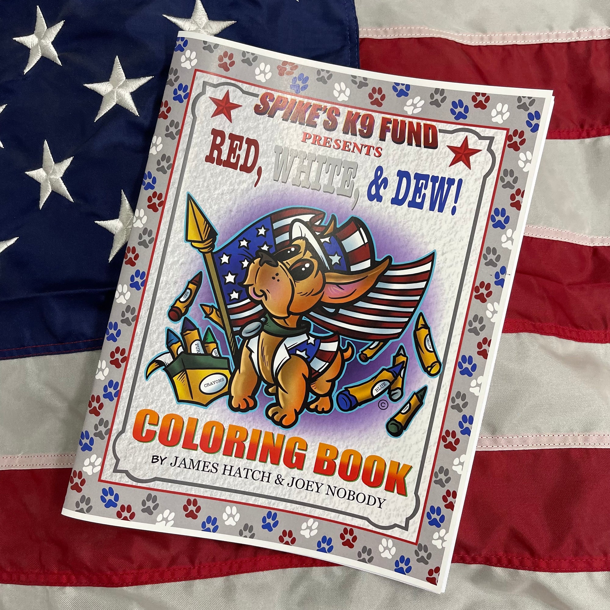 Red, White, and DEW! Coloring Book